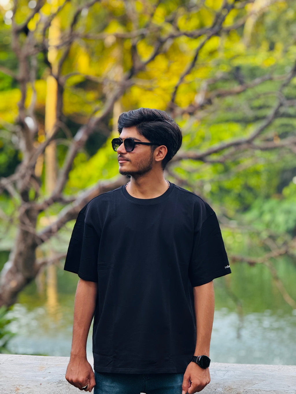 OBSIDIAN BLACK - OverSized Fit T-Shirt